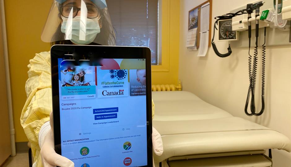 Health System News Bruyère Pilots Digital Immunization Tracking